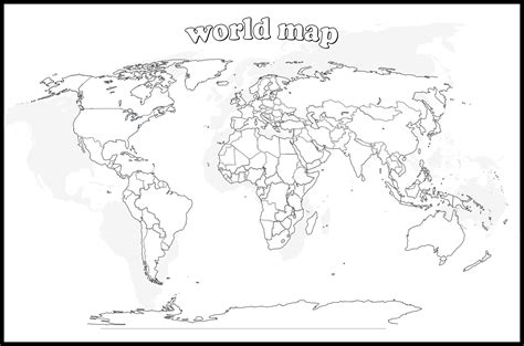 World Rivers Map Printable / Eastern Hemisphere | World political map, Map, World - *map showing ...