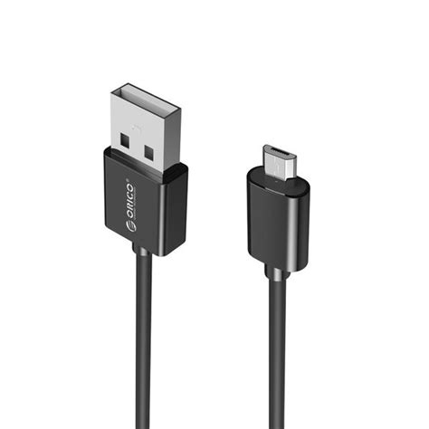 Orico USB Type-A to Micro USB Charging and Data Cable - 3A - Cable length: 50CM - Black - Orico