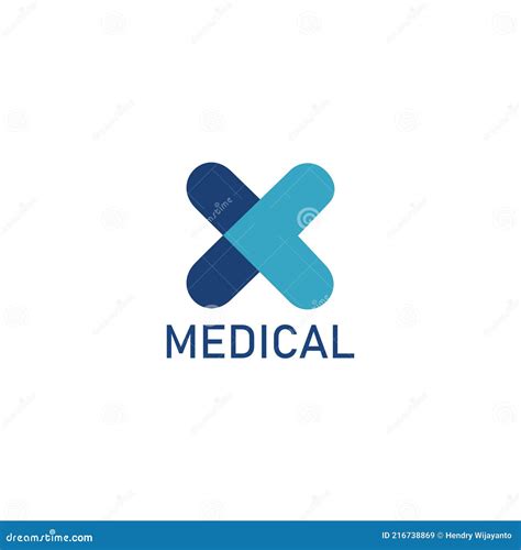 Blue Modern Medical Logo and Simple Flat Symbol for Website,mobile,logo,app,UI Stock Vector ...