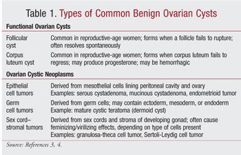 Ovarian Cysts: A Review