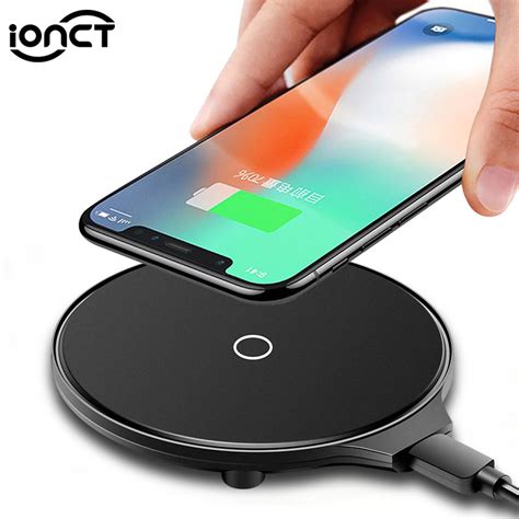 iONCT QI Wireless Charger For iPhone X 8 Plus XR XS Max For Samsung S8 S9 For Huawei Xiaomi ...