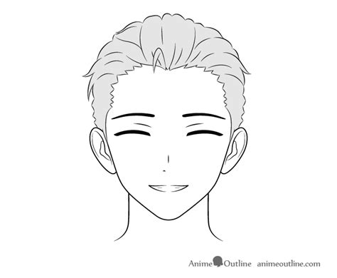 How to Draw Male Anime Characters Step by Step - AnimeOutline