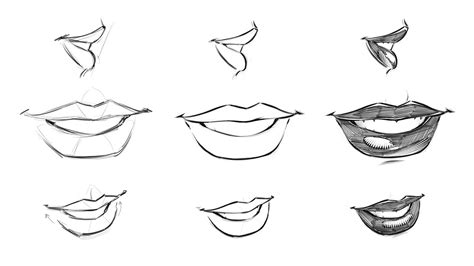 How To Draw A Mouth Cartoon / Because mouths can tell us a lot about the mood and expression in ...