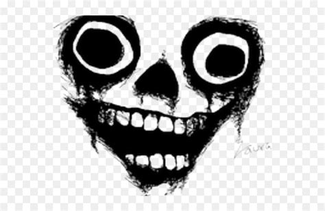 Creepy Clipart Smile Man - Scary Roblox Face, HD Png Download - vhv