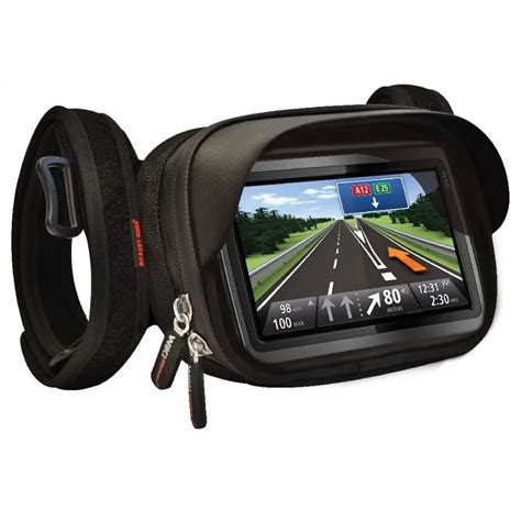 So Easy Rider waterproof GPS Mount holder case for TOMTOM, Magellan GARMIN GPS in 6 inch to tie ...