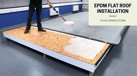 EPDM Flat Roof Installation | Cost of EPDM Flat Roof | How to Install EPDM Rubber Roof | EPDM ...