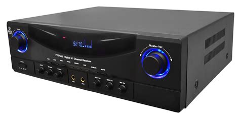 Home Audio Power Amplifier System - 350W 5.1 Channel Theater Stereo Receiver Box, Surround Sound ...