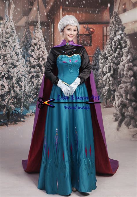 Frozen Elsa Queen Cosplay Costume Adult Frozen Elsa Cosplay | Etsy