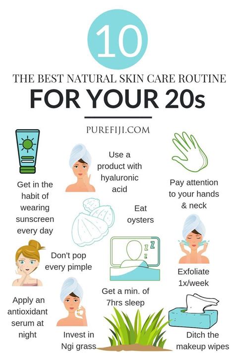 10 Natural Skin Care Tips for Gorgeous Skin in Your 20s | Natural skin care routine, Skin care ...