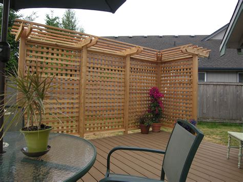 Home Decor Backyard Deck Ideas Deck Privacy Fence Eas Best Deck