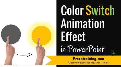 Color Switch Animation Effect in PowerPoint 2013 (WITH SOUND) - YouTube