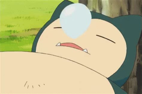 Snorlax Sleeping GIF - Pokemon Snorlax Snore - Discover & Share GIFs