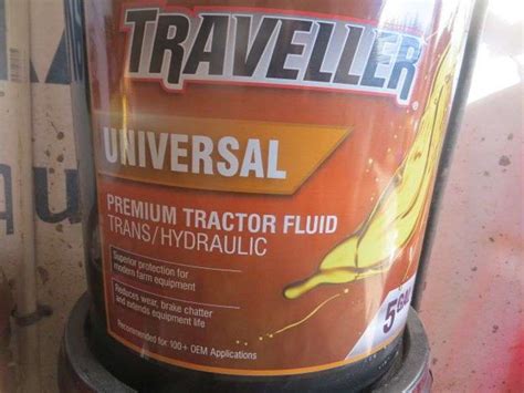 5-Gallon Hydraulic Oil - 1 unopened, 1 almost full - Lambrecht Auction, Inc.