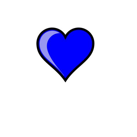 Blue Heart SVG Clip arts download - Download Clip Art, PNG Icon Arts