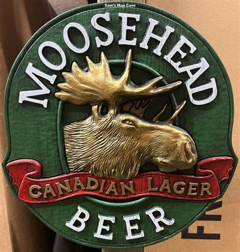 Moosehead Canadian Lager Beer Sign