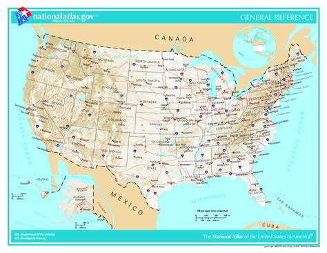 Map of USA (States and Cities) : Worldofmaps.net - online Maps and Travel Information