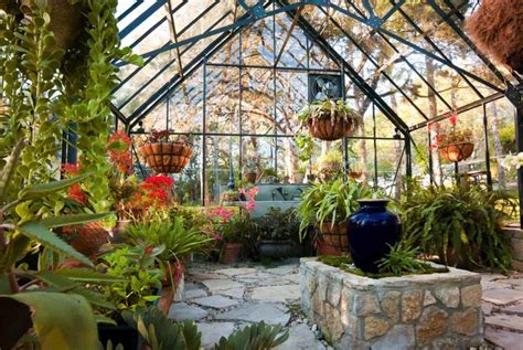 Amazing and Conservatory Greenhouse Interior Design