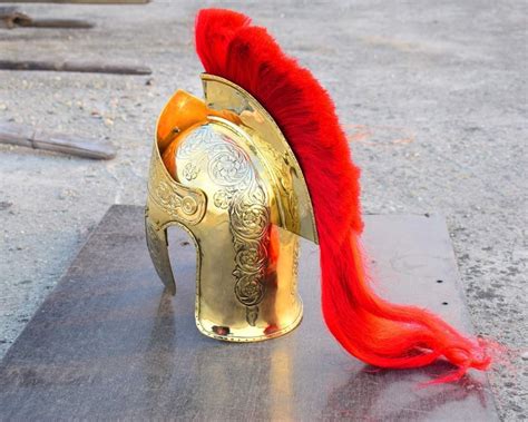 Golden Roman Guard Helmet, Size: Medium at Rs 1800 in Saharanpur | ID: 26427058030