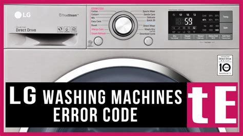 LG-washing-machine-error-code-tE - Appliance Repair New York