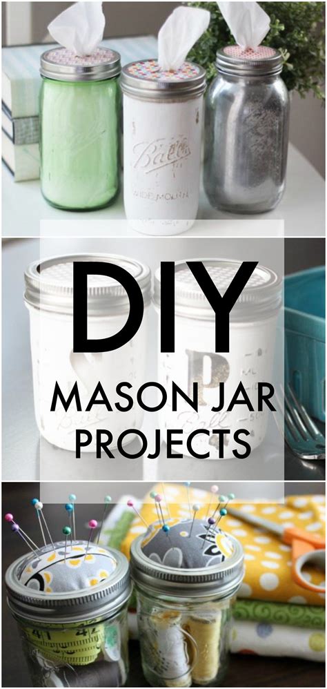 Easy DIY: Mason Jar Crafts - REASONS TO SKIP THE HOUSEWORK