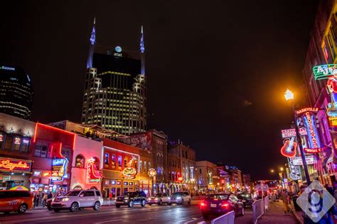 Lower Broadway Nashville at Night-3 | Nashville Guru