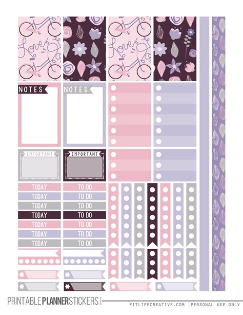 Free Planner Printables Stickers