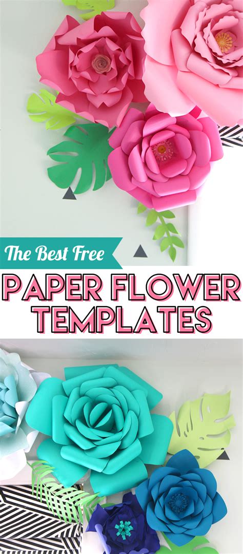 Free Large Flower Cricut Template - Home Alqu