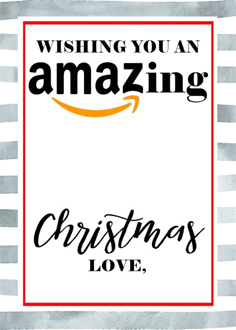 Printable Amazon Gift Card Template - Printable Templates