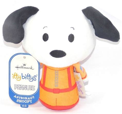 Hallmark Itty Bittys Bitty Peanuts Astronaut Snoopy Plush Figure! | eBay