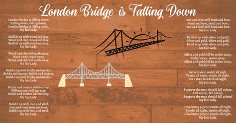 London Bridge Is Falling Down (Printable, Lyrics, and Origins)