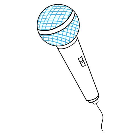 How To Draw A Microphone at How To Draw