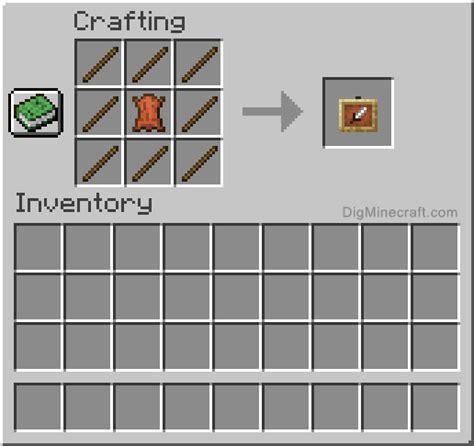 How to make an Item Frame in Minecraft