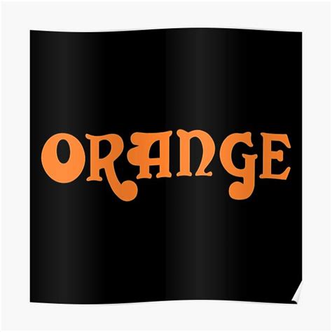 Orange Amps Logo Posters | Redbubble