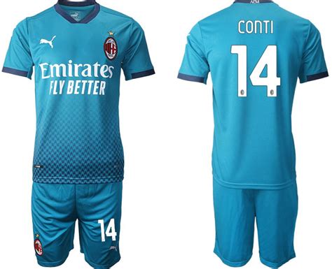 Men 2020-2021 club AC milan away 22 blue Soccer Jerseys on sale,for Cheap,wholesale from China