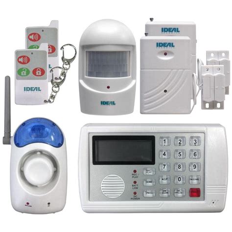 IDEAL Security 7-Piece Wireless Home Security Alarm System with Telephone Notification Dialer ...