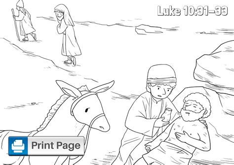 Free Good Samaritan Coloring Pages for Kids (Printable PDFs) – ConnectUS