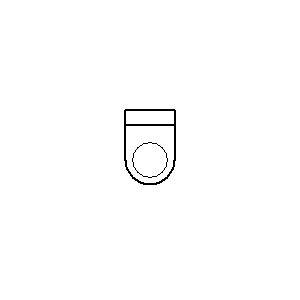 Symbol: house-electrical-symbols - floor-plans - toilet