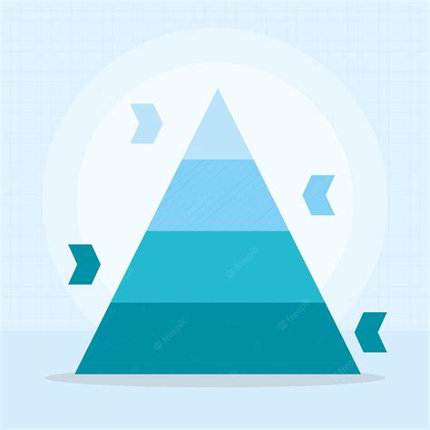 Premium Vector | Infographic pyramid template