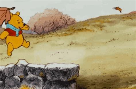 Winnie The Pooh Playing GIF – Winnie The Pooh Playing Windy – discover and share GIFs