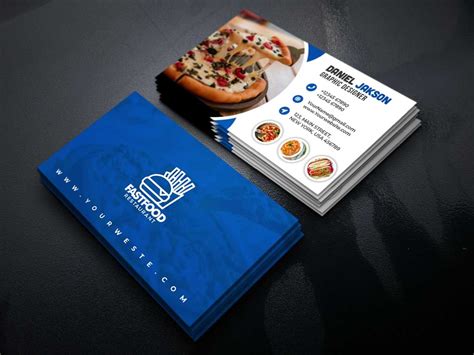 Food Business Cards Templates Free