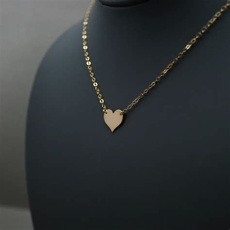 Gold Heart Necklace | Gosia Meyer Jewelry