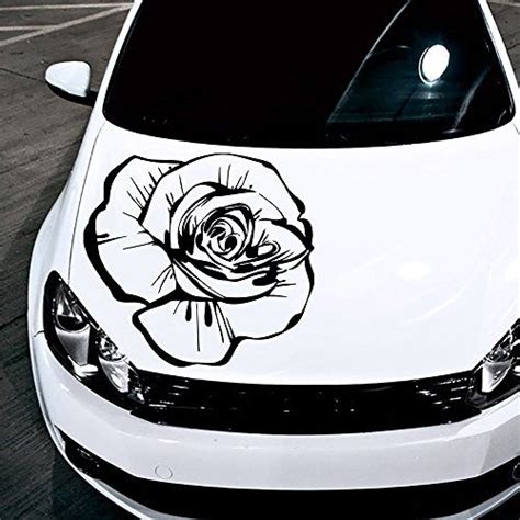 Car Decals Hood Decal Vinyl Sticker Rose Flower Floral Auto Decor Graphics OS160 | Car decals ...