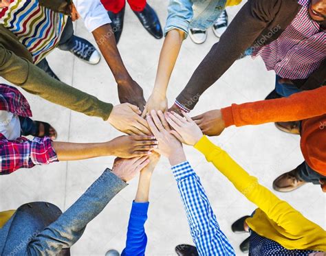 Group of Diverse People holding hands — Stock Photo © Rawpixel #52461767