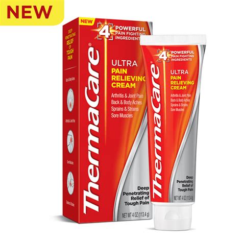 ThermaCare Ultra Pain Relieving Cream, 2.5 Oz. - Walmart.com - Walmart.com