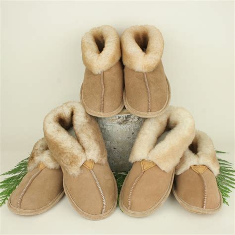 Product Listings | Men's Sheepskin Slippers | The Leather Works