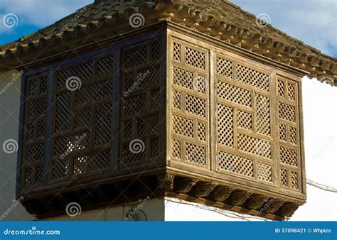 Latticework bakcony stock image. Image of architecture - 37098421