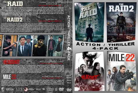 Action / Thriller 4-Pack (2011-2018) R1 Custom DVD Cover - DVDcover.Com