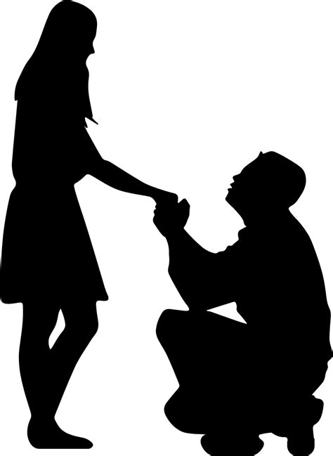 Proposal Silhouette at GetDrawings | Free download