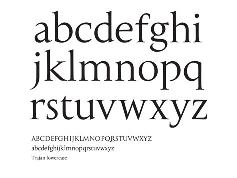 Trajan Font