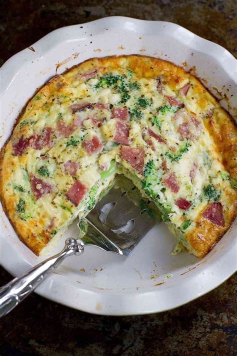 Leftover Broccoli & Ham Crustless Quiche + 4 Other Ideas - Cookin Canuck